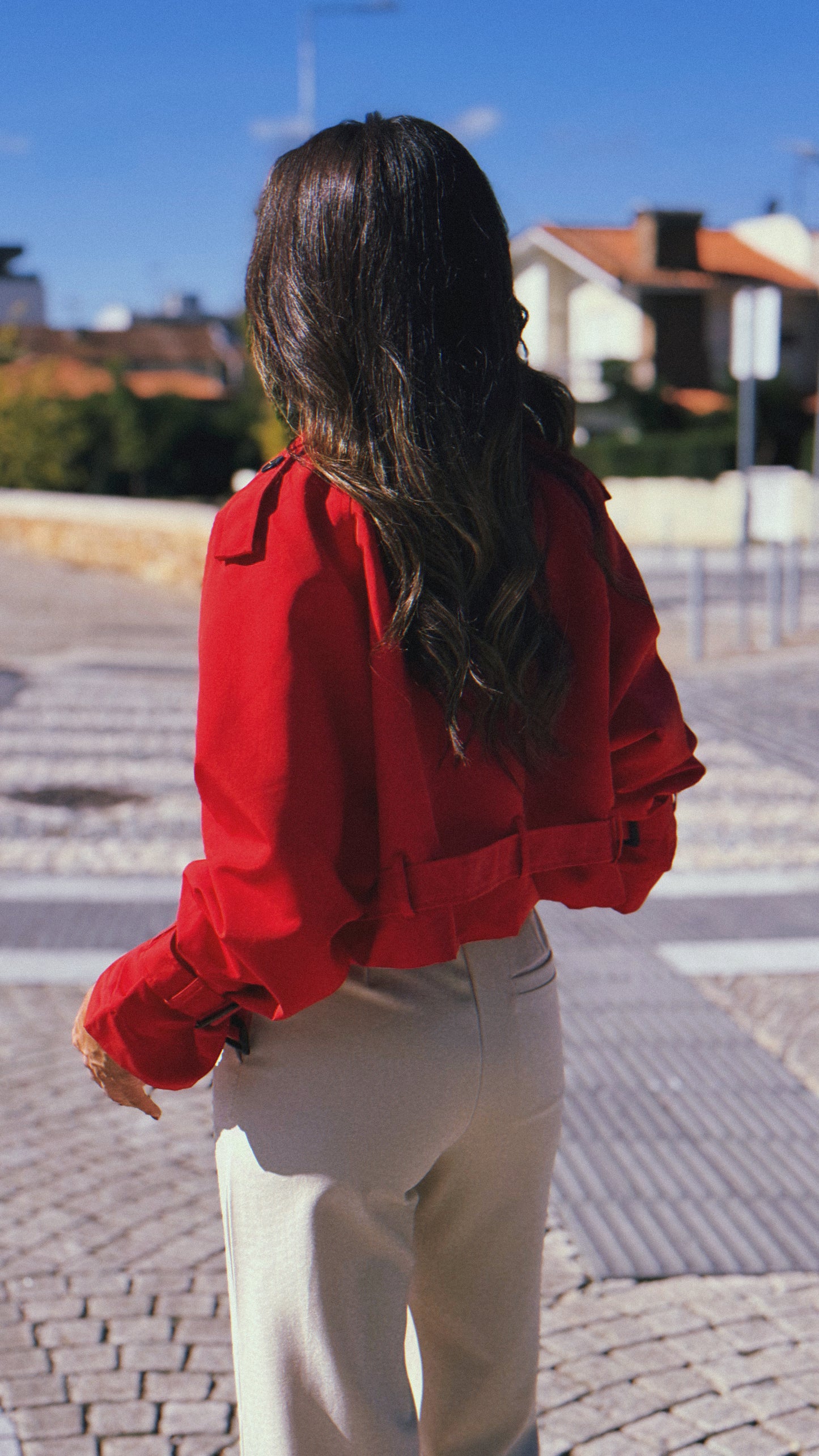 Trench Coat | Red