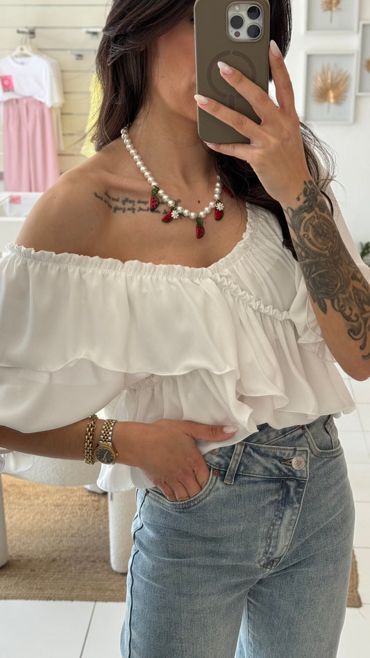 Blusa | Boho white